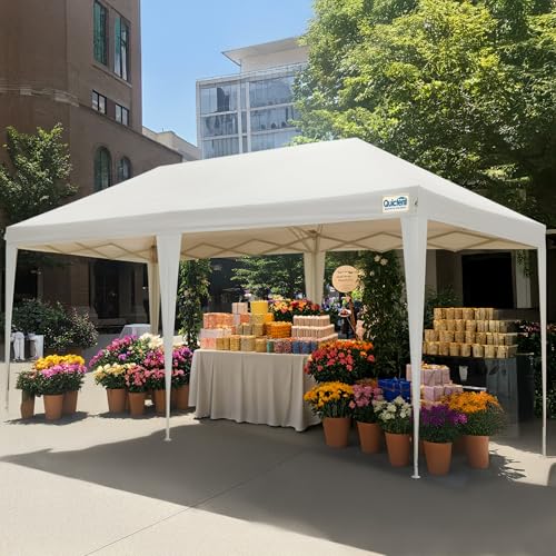 Quictent 10x20 Pop up Canopy Tent, Easy Setup and Wheeled Bag for Commercial, Outdoor, Camping,...