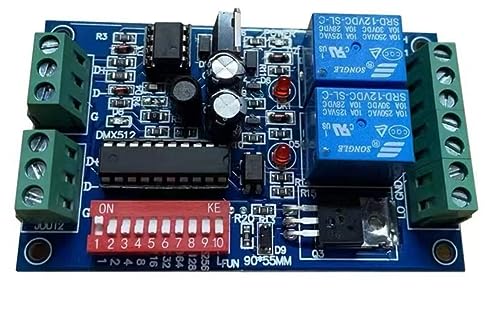 DMX512 3P Motor Speed controller board DC6-36V positive inverse rotation C1