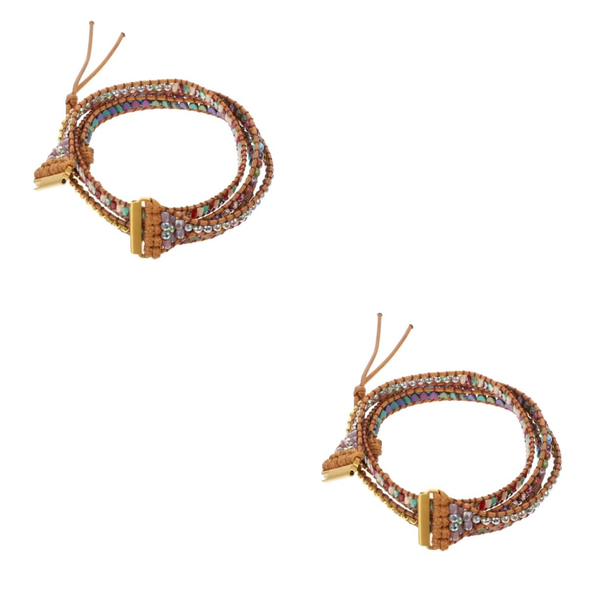 Uonlytech 2pièces Bracelet Montre Pierre Naturelle Pour Élégant Et Décoratif Facile à Installer Confort Optimal Pour Style Unique