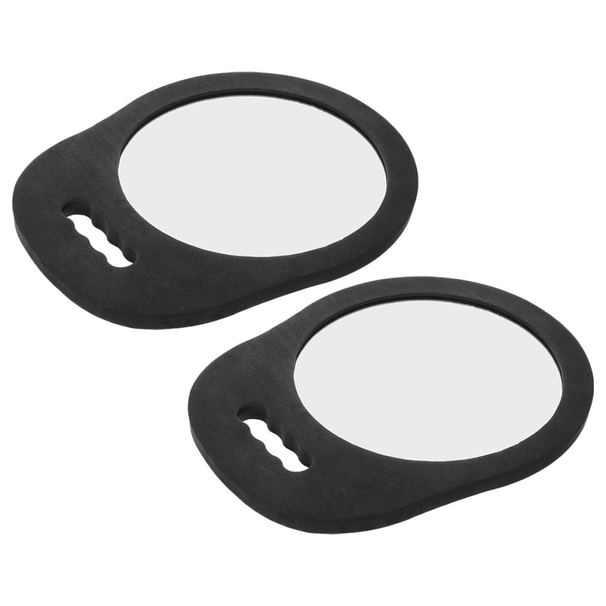 Miroir de coiffeur rond portable lot de 2 miroirs antichocs pour salon