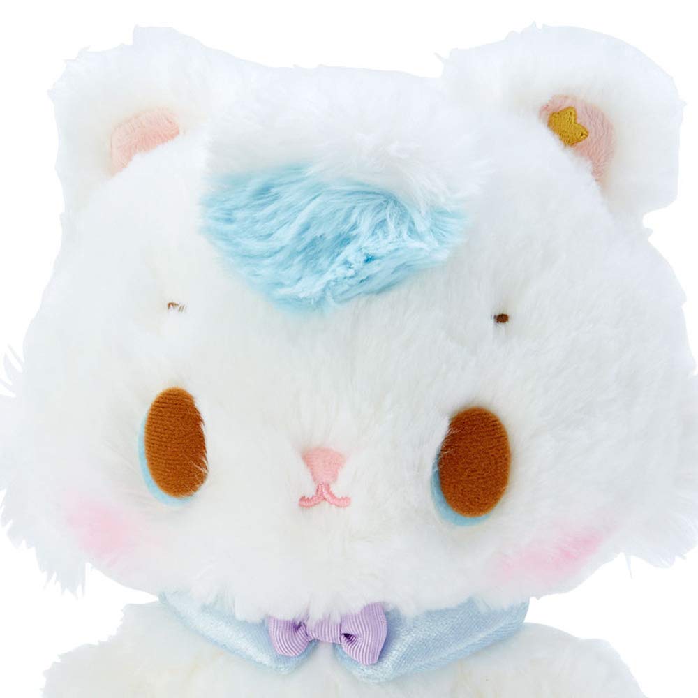 ミュークルドリーミー　すう　水色の猫　ぬいぐるみ メガネ付き　レア サンリオ ミュークルドリーミー すう 水色の猫 ぬいぐるみ メガネ付き