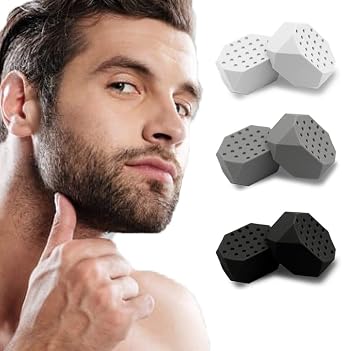 Exercise Equipment for Men and Women - 3 Resistance Levels 6 Pieces Silicone Jaw Strengthener - Powerful Jaw Trainer & Jaw Line Exercise Device for Slim & Tone Faces Look Young & Healthy
