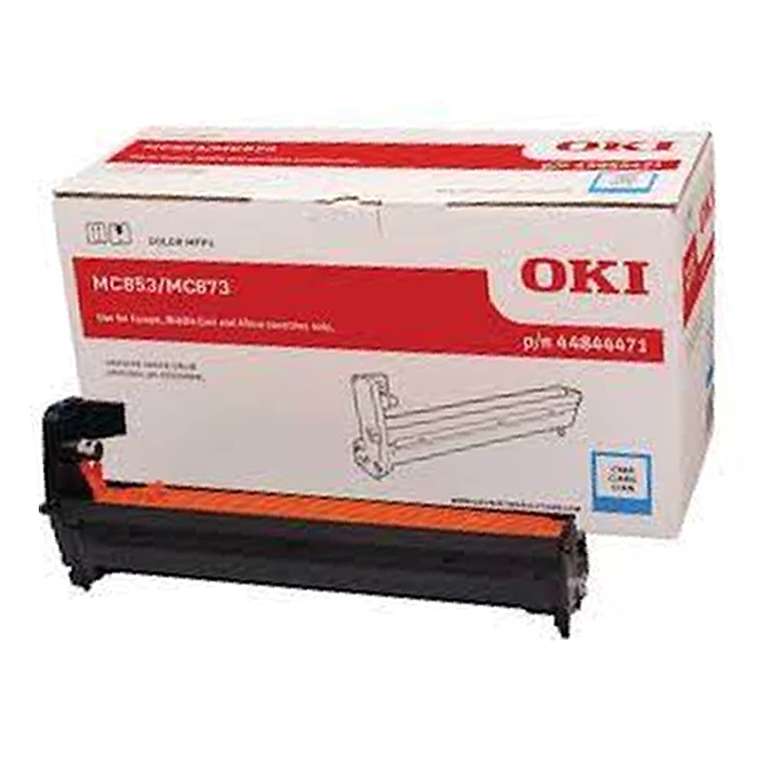 ECOPRO - Tamburo Originale per le stampanti OKI MC853 MC873 MC863 MC883 - Ciano - da 30.000 Pagine A4 - Cod 44844471