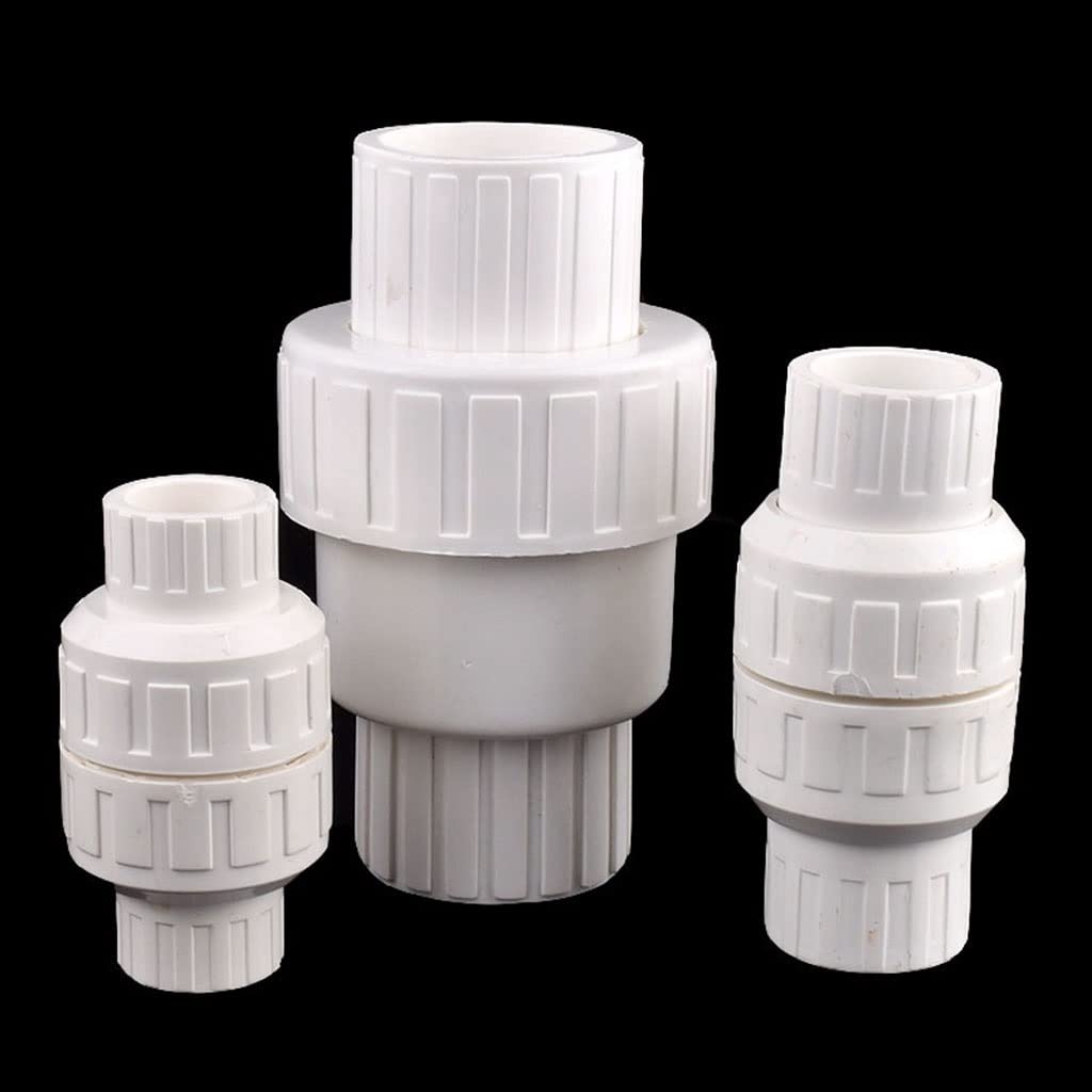 Adapter do zbiornika na wodę 1 szt. Zawór zwrotny PVC do rur kanalizacyjnych, zawory jednokierunkowe, do adaptera akwarium, podlewania ogrodu, nawadniania, złącze rury doprowadzającej wodę(Inner Dia 5