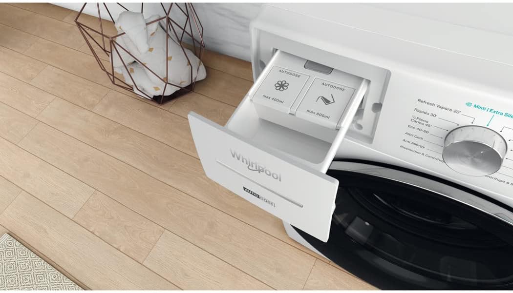 Whirlpool Lavatrice W8 W946WR IT da 9 Kg, 1400 giri Vapore Whirlpool Lavatrice W8 W946WR IT da 9 Kg, 1400 giri Vapore