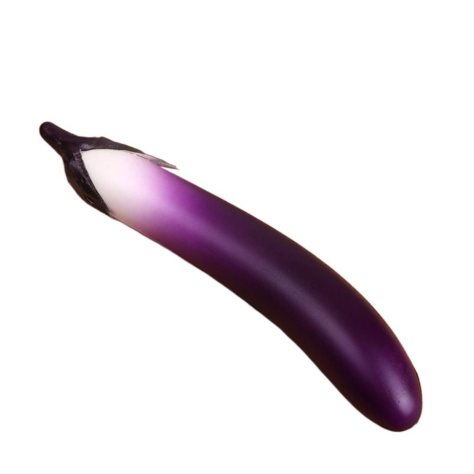 LUYSGBXR Fake Vegetable Simulation Eggplants Artificial Aubergine Model Store Shop Decor Fake Vegetable Photo Props