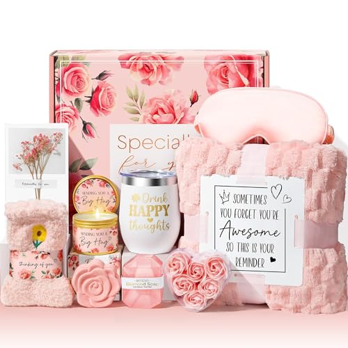 50% Off MAYICIVO Rose Spa Gift Set with Blanket & Tumbler