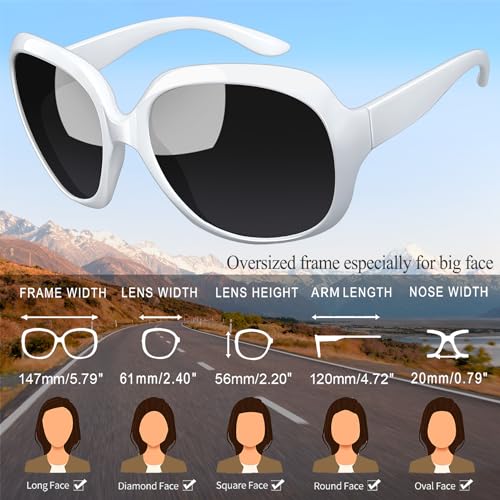 Joopin Mulheres Óculos De Sol, Óculos De Sol Grandes De Designer Moderno Para Mulheres, Óculos De So