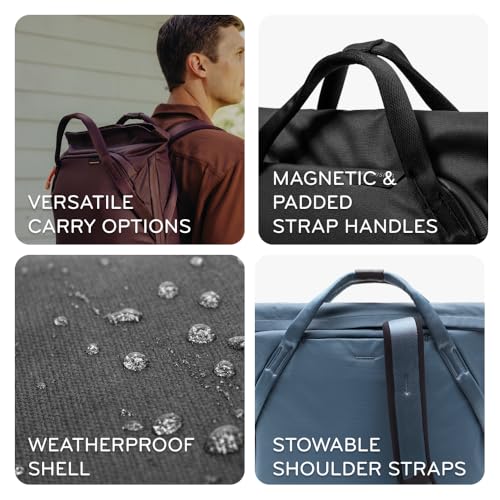 Peak Design Everyday Totepack 20L, Eclipse, Weatherproof Shell, Top and Side Access, FlexFold Dividers, Laptop Sleeve, Internal Pockets, Backpack or Hand Carry, Versatile Tote Bag for Women and Men3