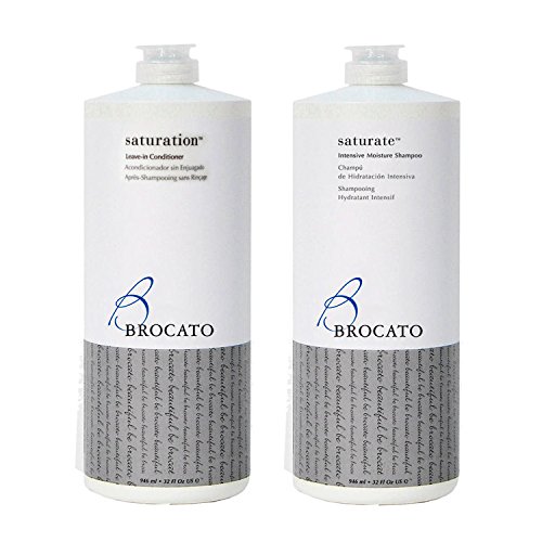 Brocato Saturate Intensive Moisture Shampoo 32 oz + Leave-In Conditioner 32 oz
