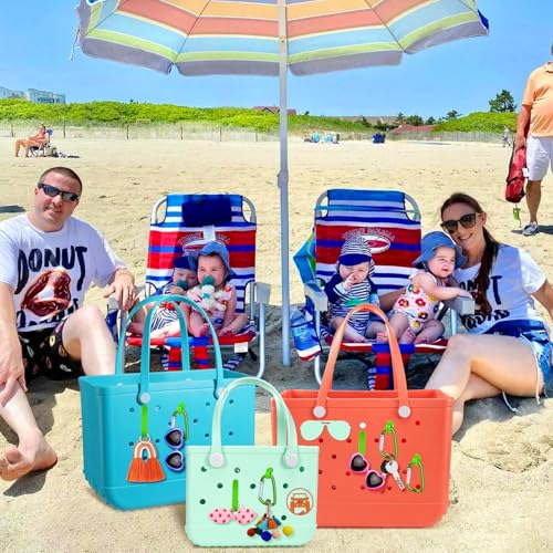 Image of Mity rain Key Holder for Bogg Bag, Accessories for Bogg Bags Original X Large, Insert Charm Carabiner Keychain for Beach Bag