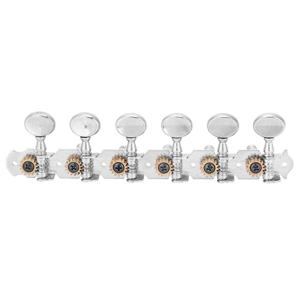 Clavijas de afinación, Conjunto resistente para guitarra 12 cuerdas de aleación de zinc, Accesorio cabezas máquina for músicos guitarristas reparación y uso profesional