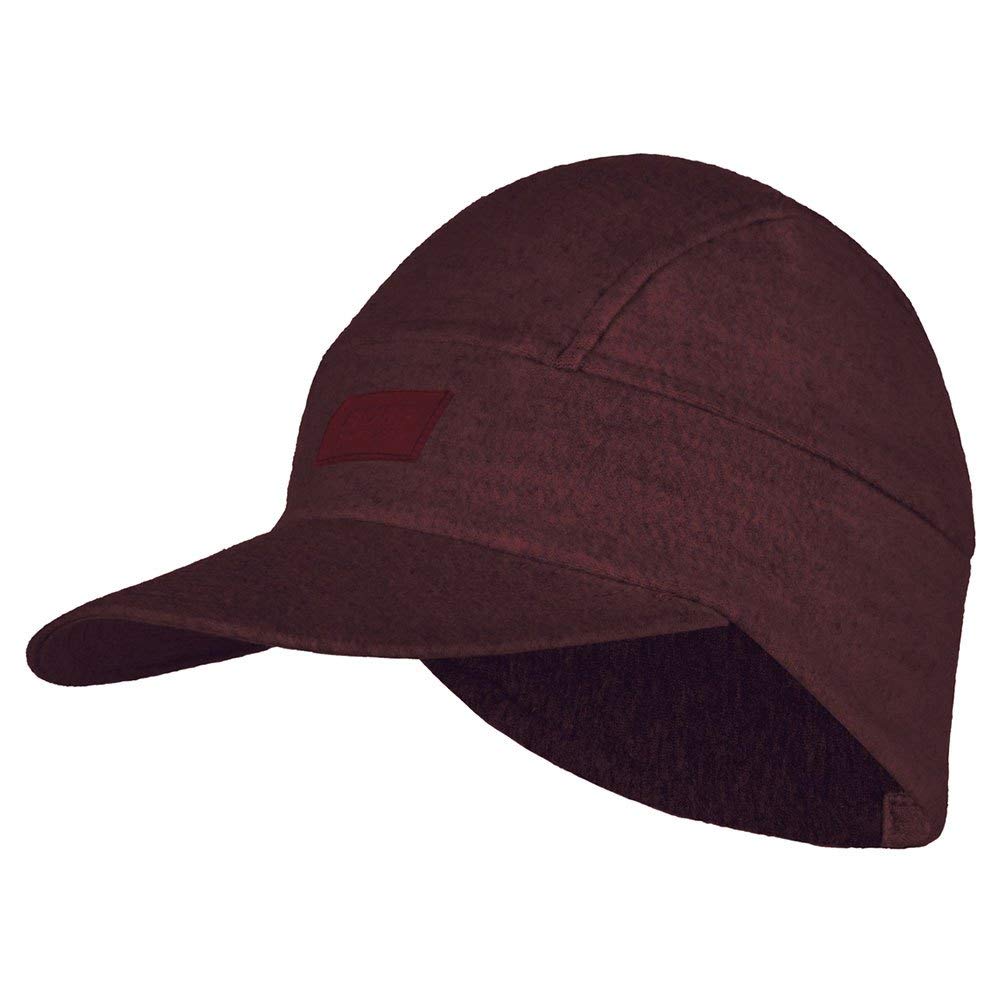 Buff Unisex Adult 124120.632.10.00 Merino Wool Fleece Cap Maroon, No