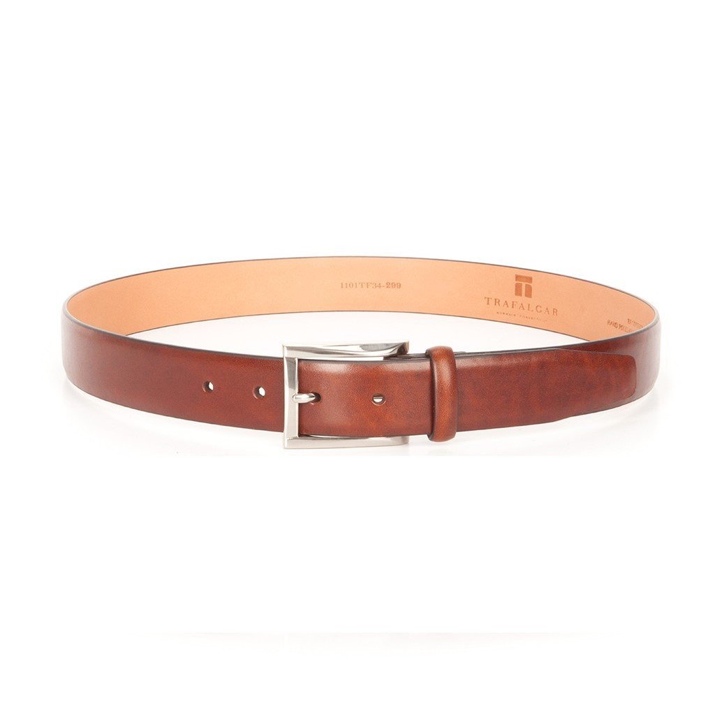 Trafalgar Men's 100% Leather Dress Belt