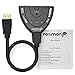 Fosmon 4K HDMI Switch, 3 Port HDMI Switcher with Pigtail Cable, Supports 30Hz, HDCP, Ultra HD for HDTV, PS5, Xbox, Fire Stick
