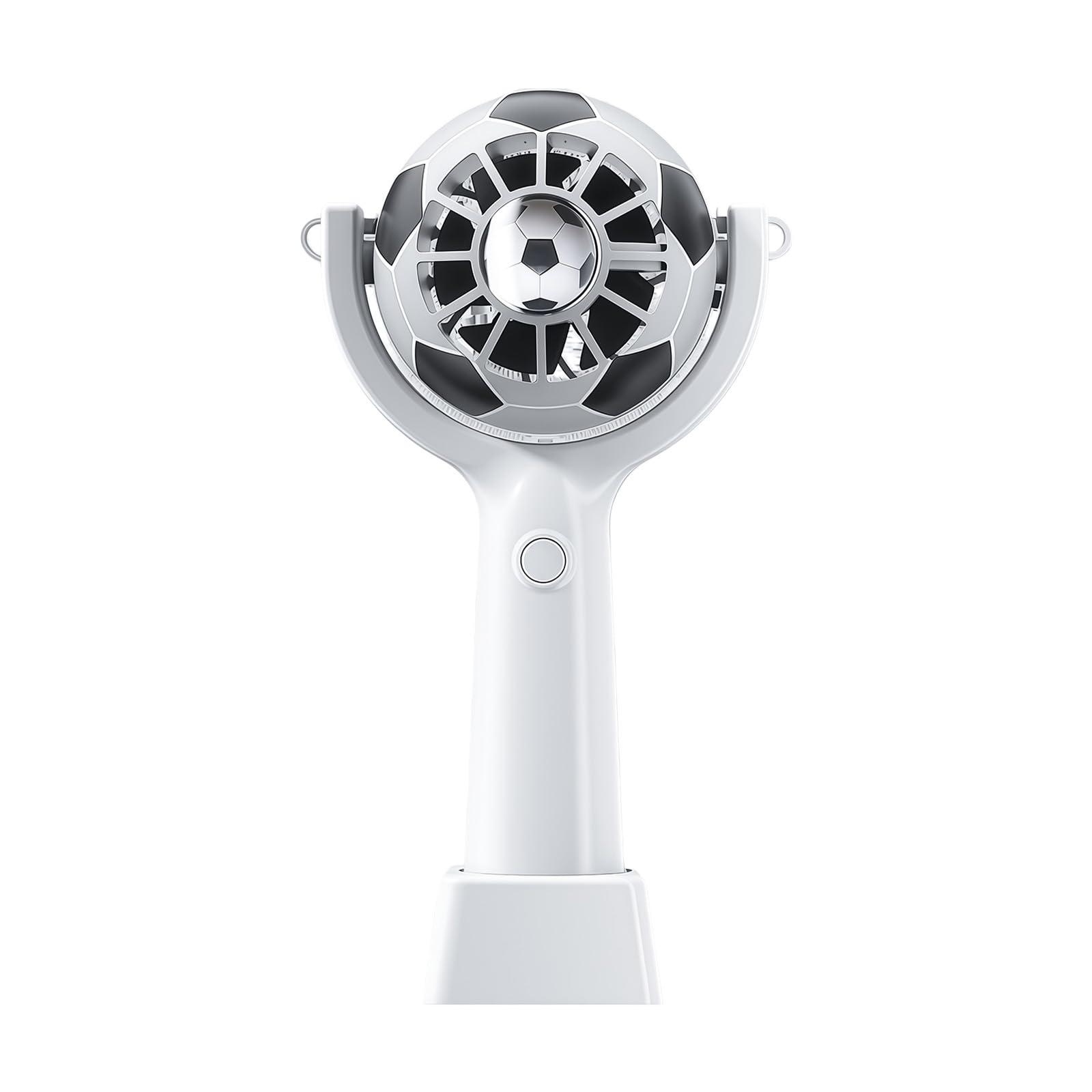 Zxfdsfdbnm Multifunctional Small Fan Football Themed Handheld Cooling Fan 1200mAh Battery Texture Suitable for Daily Use Wearable