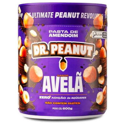 Dr. Peanut Pasta de Amendoim Avelã 600G - Com Whey Protein