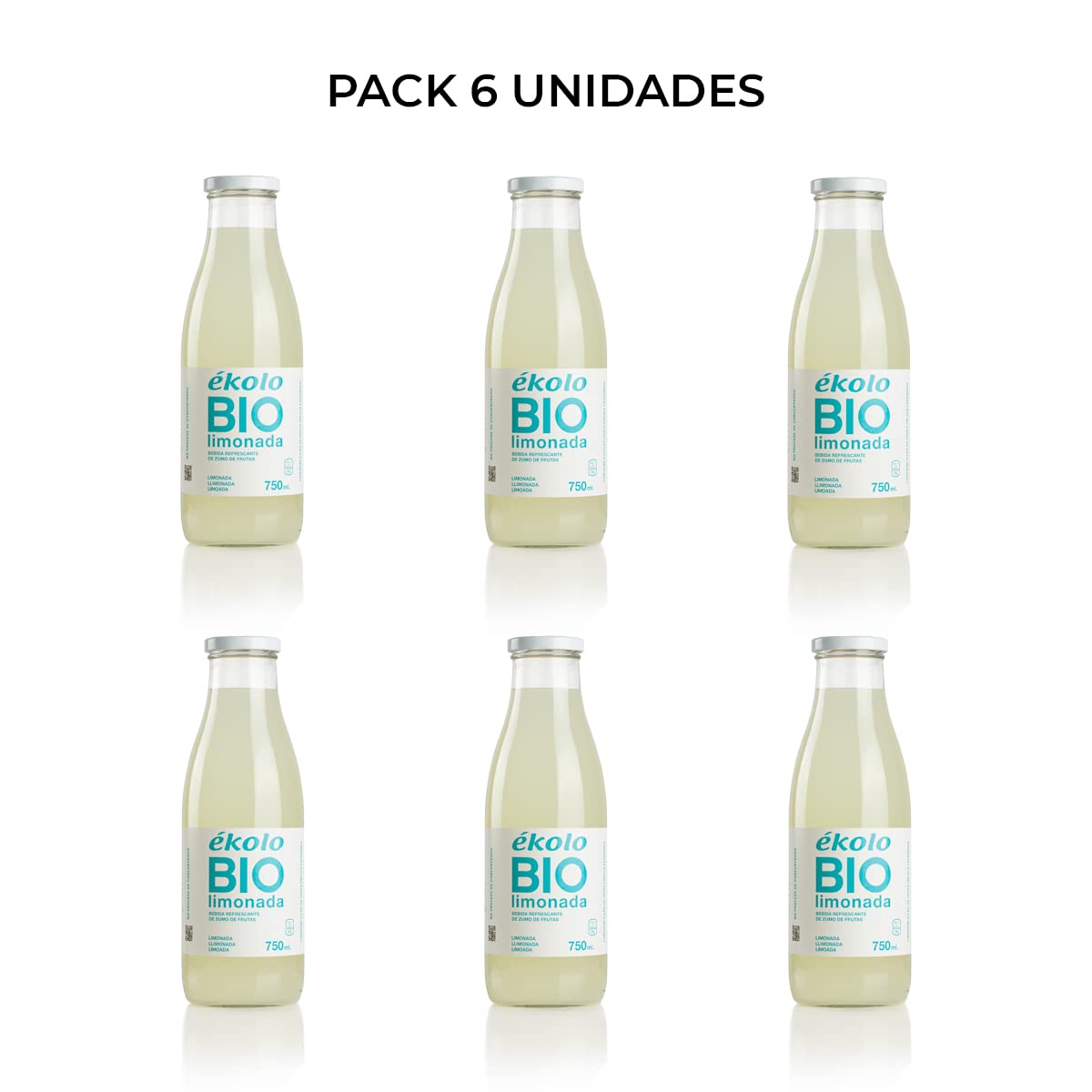 Ekolo Limonada Con Azúcar Ecológica, 6 Botellas * 750Ml 4500 ml