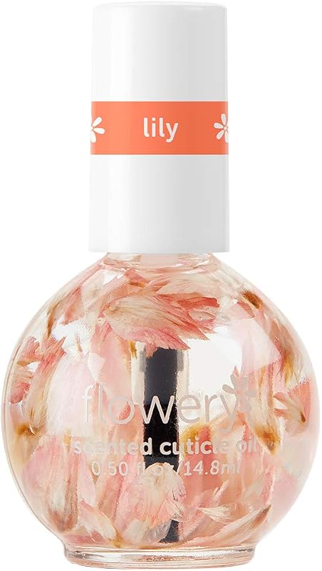 Óleo para Cutículas Flowery com Fragrância de Lírio, 15 mL