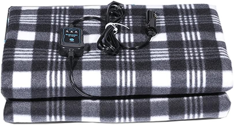 12V Car Heating Blanket Grid Energy Saving Warm Autumn and Winter Car Electric Blanket Safe Car Heating