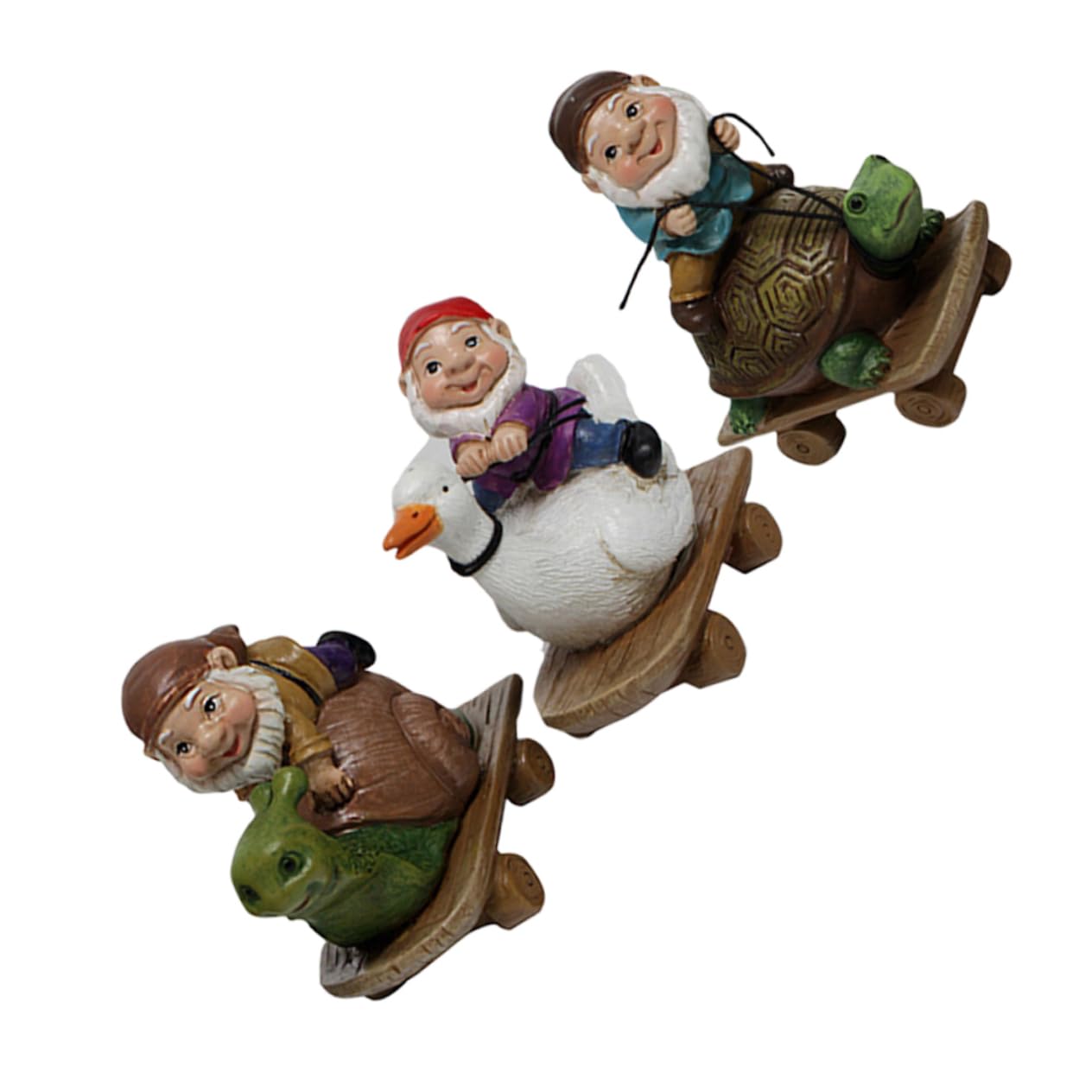 TOYANDONA 5 zestawów Ozdoby Na Skutery Zabawne Dekoracje Ogrodowe Ogrodnictwo Ozdoby Z Żywicy Rzemiosło Z Żywicy Ogrodowej 3 sztuki*5