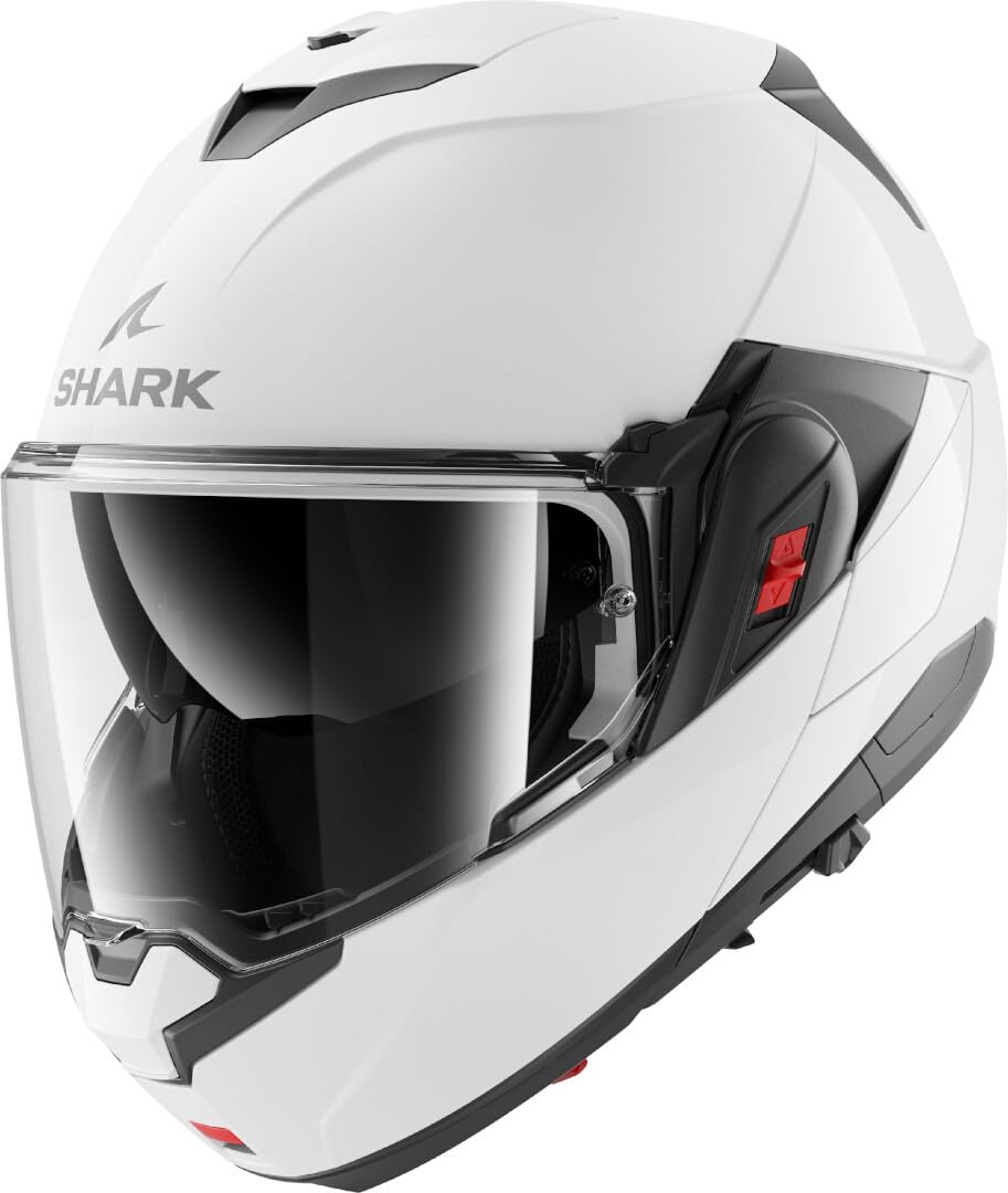 SHARK, Casque Moto Modulable OXO Blank Pearly White W05