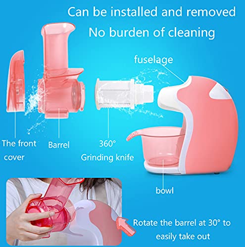 BAHAOMI Softeismaschine Home Eismaschine Und Gelato Maker - DIY Joghurt Eismaschine - Automatische Kid Mini Fruchtsorbet… – Bild 6