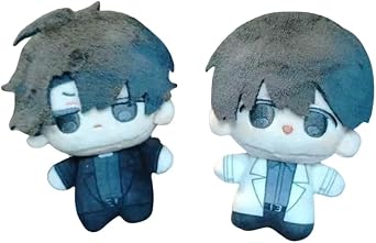 KILA MILA Anime 4 Cute Plush Keychain, Stuffed Plush Pendant Key chain Gift 2pcs