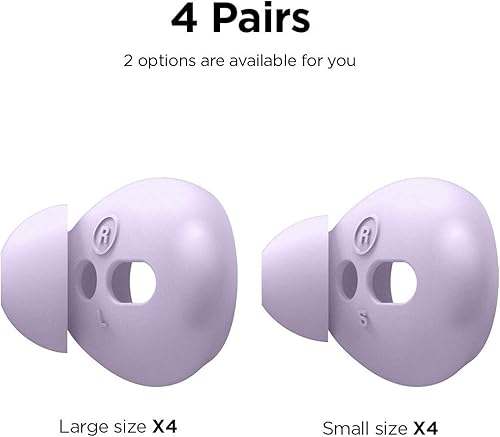 Miniatura 7 de elago Funda para auriculares diseñada para Apple AirPods 2 y 1 o EarPods, puntas de silicona para los oídos, agarre para los oídos, mejora de la