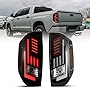 Nixon Offroad LED Tail Lights Assembly for 2014-2021 Toyota Tundra, Taillights with Led Sequential Turn Signals/DRL/ Brake Lights Rear Lamps Pair for Tundra Pickup, Passenger and Driver Side (Clear)