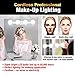 Assemer 2 Pcs Wireless Vanity Makeup Lights for Mirror, Rechargeable LED Light Bar Stick On Bathroom Mirror with 4 Lighting Modes & Dimmable, Cordless Lamp for Vanity Table