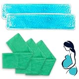 Reusable Perineal Cooling Pad for Postpartum & Hemorrhoid Pain Relief, Hot & Cold Packs for Women Af