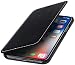 Produktbild StilGut Leder-Hülle kompatibel mit iPhone XS/iPhone X Book Type, Schwarz