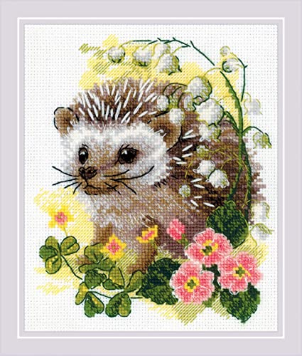 Image of RIOLIS - Forest Dweller 2093, Cross Stitch Kits 6 inchX7 inch, Cross Stitch Kits for Beginners & Advanced, Crossstitching Kits Adult, Counted Stitching Kits, Embroidery Kit