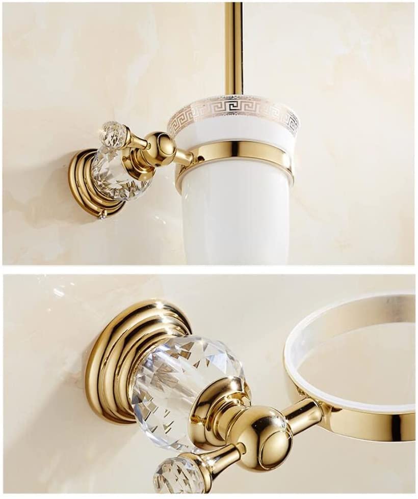 Brosse WC murale gain de place et support de toilette pour nettoyage efficace de salle de bain