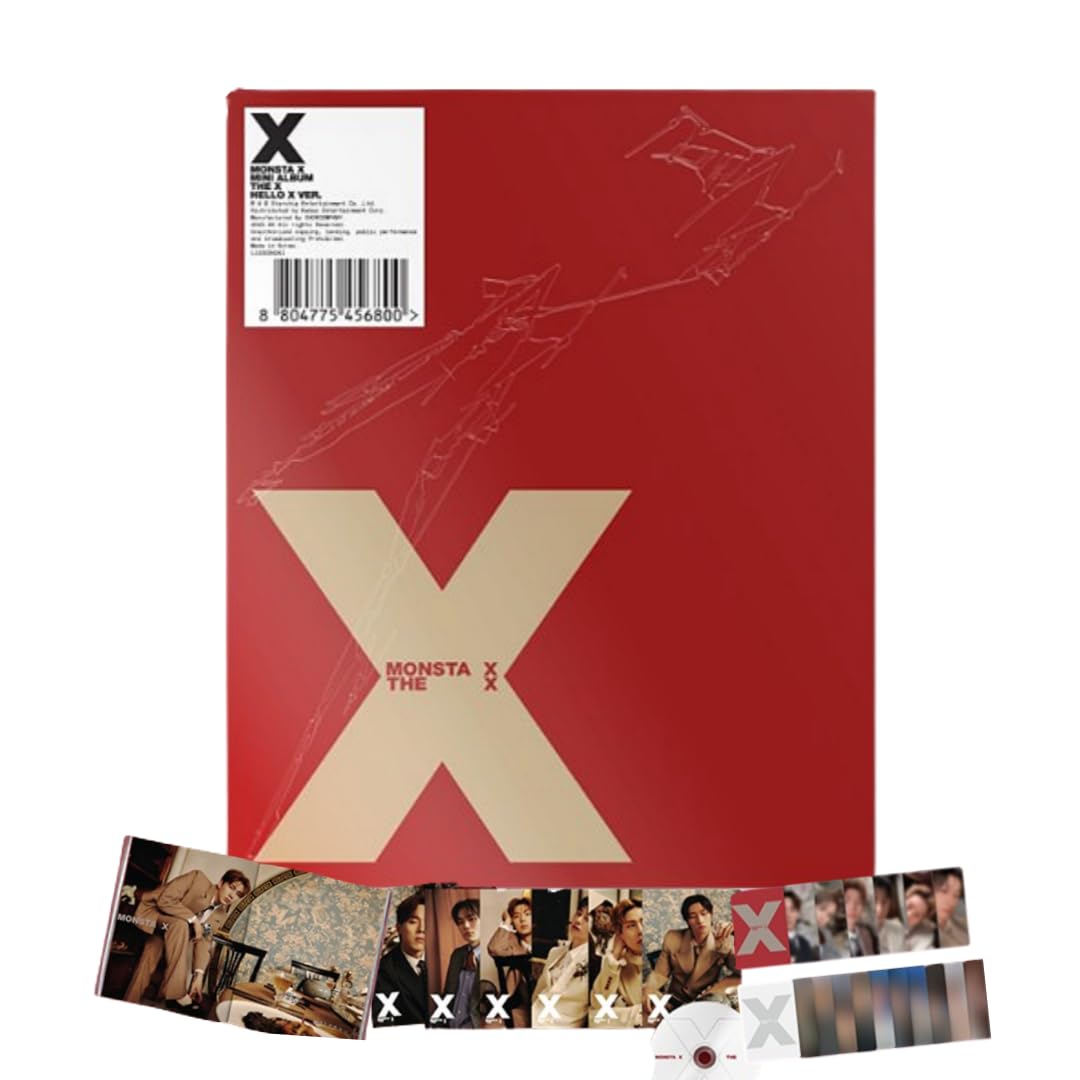 Amazon.com: MONSTA X THE X 13th Mini Album [HELLO X Ver.] CD +