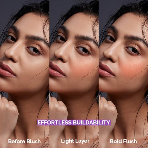 Image of Staze 9to9 Cheek Me Out Multipurpose Blush Stick Tint | On The Go Lip + Cheek + Eye Makeup | Highly Pigmented + Blendable | 12Hrs Long Stay | Natural, Creamy Finish | Travel-Friendly | 01 Peck | 6g