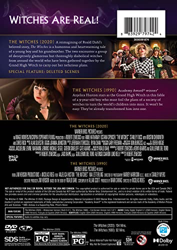 Evita el streaming con Las Brujas Colección de 2 Películas en DVD importado USA 4