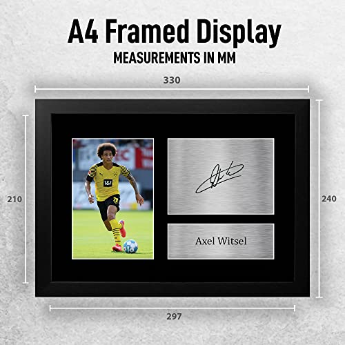 HWC Trading FR A4 Axel Witsel Borussia Dortmund Gifts Printed Signed Autograph Picture for Football Fans and Supporters - A4 Framed - Image 2