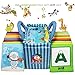 TEYTOY Baby Toy Zoo Series 26pcs Soft Alphabet Cards with Cloth Bag...