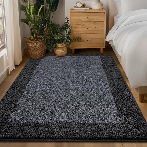 Image of Washable Area Rug 34 inch x 60 inch, Non Slip Kitchen Rug for Floor, Absorbent Entrance Runner Rug for Bedroom, Living Room, (Roll Packing)
