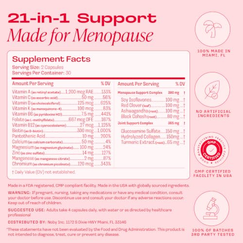 Peach Perfect Menopause Multivitamin