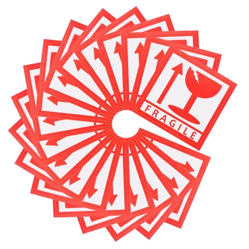 FUNOMOCYA Caution Label Sticker Fragile Packing Warning Stickers 1000pcs for Decoration