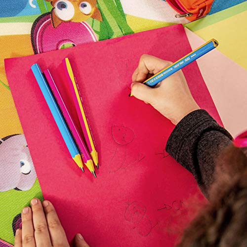 Lápis Preto BIC Evolution KIDS Triangular, Jumbo, Nº 2HB, Resistente, 902495, 12 Unidades, Seguro pa