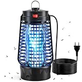 Bug Zapper Indoor, Electronic Fly Zapper Lamp, Portable Fly Killers Indoor for Home Use,Non-Toxic, Silent Insect Mosquito Killer