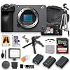 Sony FX30 Digital Cinema Camera | 26MP | LED Video Light, 64GB Memory, 50 Inch Tripod, Grip Tripod, Extra Battery & More