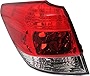 Evan-Fischer Tail Light Lens and Housing Compatible with 2010-2014 Subaru Outback Outer Halogen Driver Side