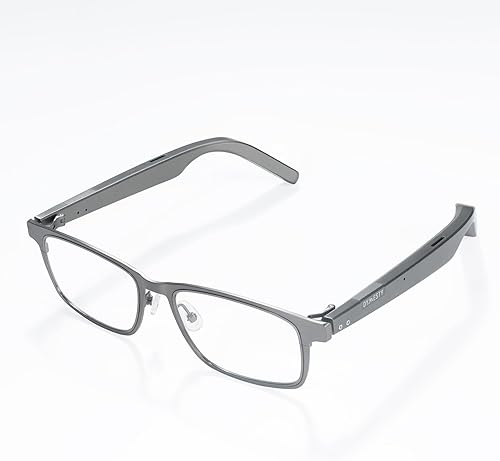 Gafas inteligentes con IA para hombres y mujeres, marco de titanio, traducción en tiempo real, grabación de reuniones, asistente de IA con ChatGPT,