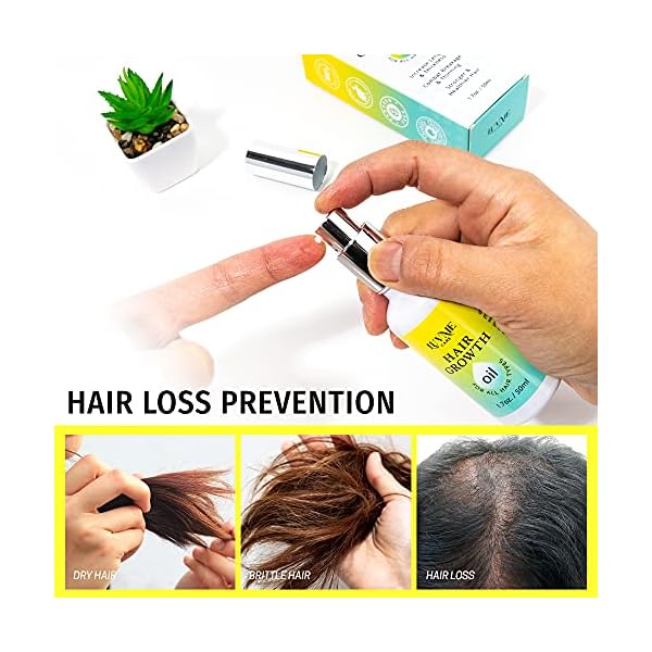 Luv-Me-Care-Hair-Growth-Oil-with-Caffeine-and-Biotin-2-Pack-Biotin-hair-growth-serum-for-Stronger-Thicker-Longer-Hair-17-oz Luv Me Care Hair Growth Oil with Biotin and Castor oil 2 Pack - Biotin hair growth serum for Stronger, Thicker, Longer Hair 1.7 oz