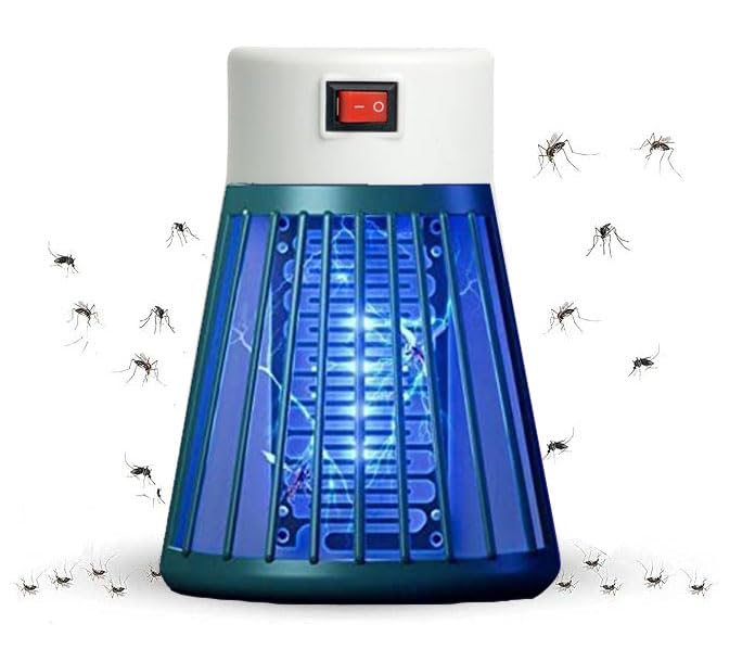Home Trade Mosquito Lamp Eco-Friendly LED Mosquito Killer Machine – EU Wall Plug Indoor Bug Zapper for Home – Chemical-Free Insect Trap Safe for Kids & Pets – Easy to Clean.
